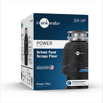 Power 15SS 3 4 HP Garbage Disposal InSinkErator